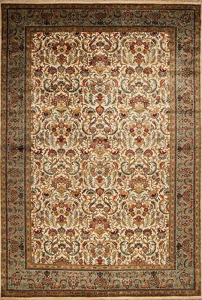 157797 Golden Age <br> Glamour, Ivory/Blue